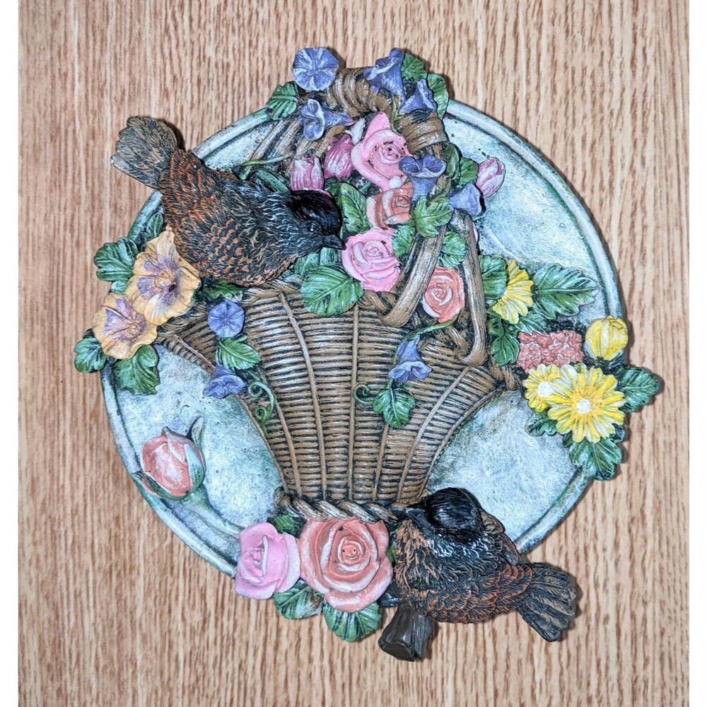 Chirping Birds with Sound Wall Decor Resin